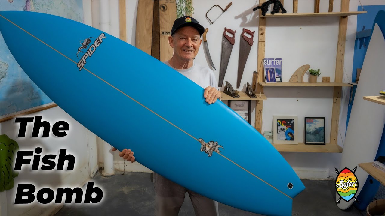 Grom Bomb from Safari Surfboards - YouTube