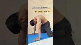 Body fit dikhna alag baat hai. freely move kar paana alag 👀 #streaching #mobility#backpain #posture