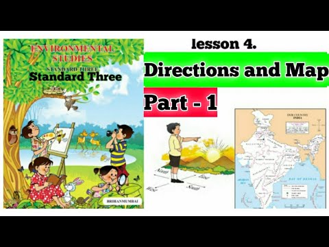 Directions and Maps ||standard 3 || Environmental studies|| Maharashtra State Board || Part - 1