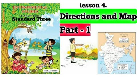 Directions and Maps ||standard 3 || Environmental studies|| Maharashtra State Board || Part - 1