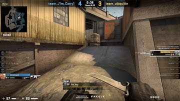 1v5 KNIFE, AWP ACE Overpass faceit