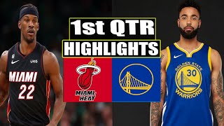 Golden State Warrior vs Miami Heat 1st QTR HIGHLIGHTS | March 26 | 2024 NBA Season