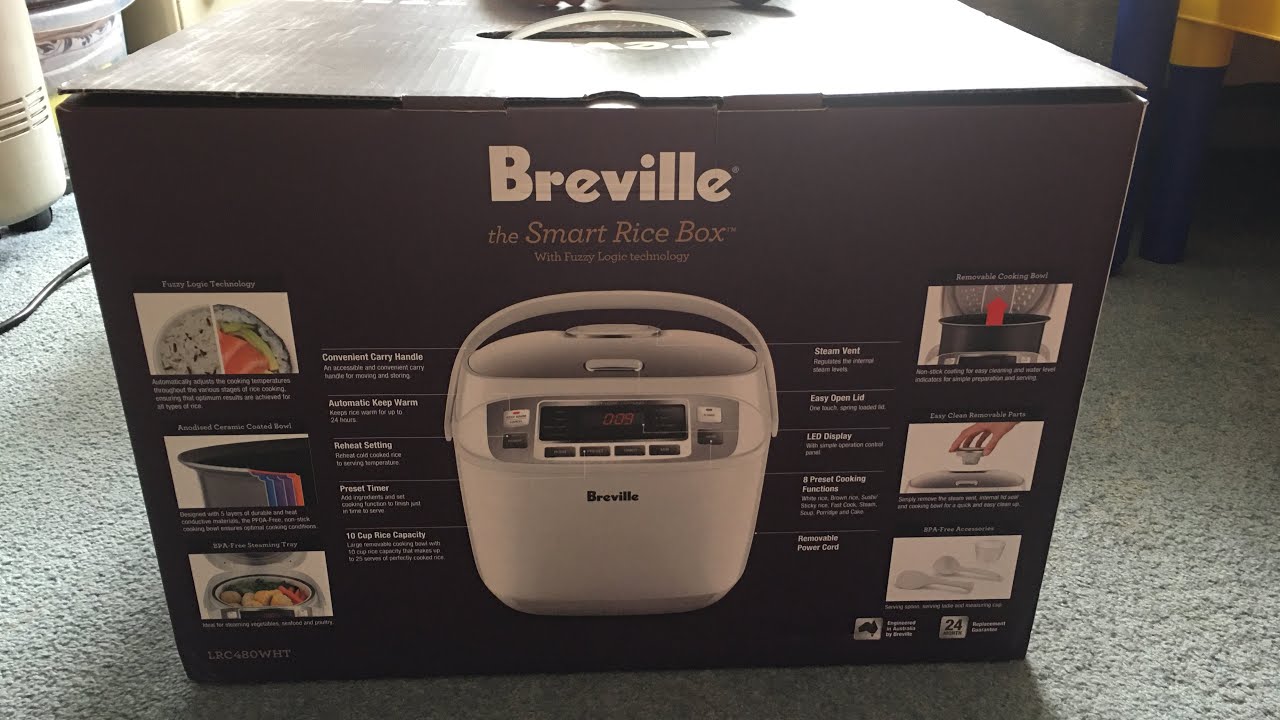 Breville BRC460WHT Rice Box Cooker