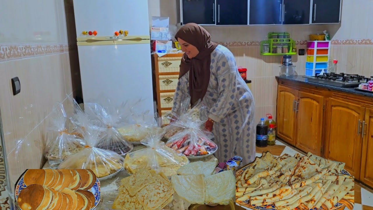 نهار تاني العرس هزينا الفطور والهدايا و مشينا عند العروسة ❤️ردة فعل سكينة عالهدايا🫣