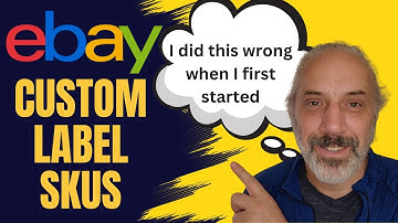 How I Use Custom Label SKU Numbers to Sell Clothes on Ebay - Print SKU Numbers on Shipping Labels