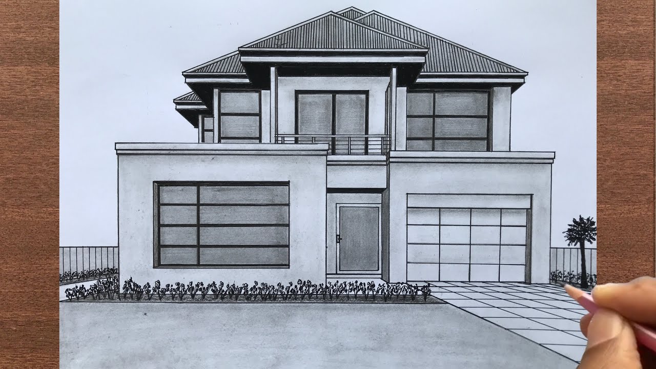 Details 79+ sketch of a bungalow latest - in.eteachers