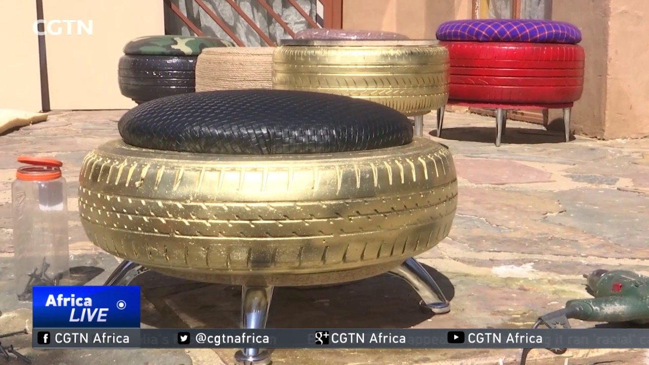South African Entrepreneur Converts Discarded Tyres To Furniture