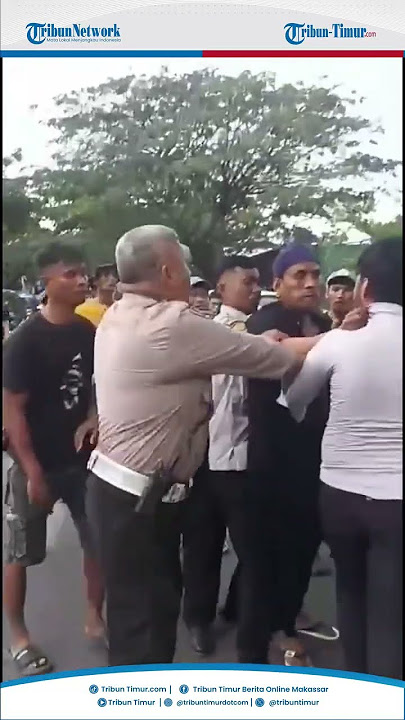 The Moment a Makassar Illegal Parking Attendant Was Arrested After a Viral Video of Him Punching ...