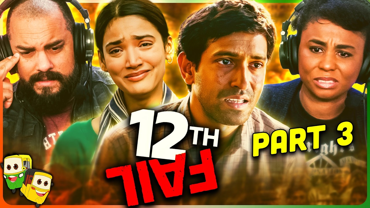 Part 3 - 12th FAIL Movie Reaction! | Vikrant Massey | Medha Shankar