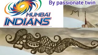 IPL mehandi series part3/IPL 2020/Mumbai Indians/mehndi/Stylish mehndi /IPL Mehandi/IPL/easy mehndi/