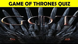 CAN YOU GUESS THE CHARACTERS OF GAME OF THRONES QUIZ - PART 1 | Braintastic Quizzes |