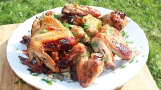 Куриные крылышки в медово-соевом соусе. Готовим крылышки на мангале. Куриные крылышки в медово-соевом соусе. Готовим крылышки на мангале.