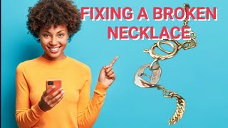 HOW TO SOLDER GOLD NECKLACE