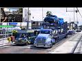 GTA 5 Luxury Cars Transportation With Kenworth T680 | POV Drive