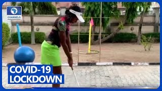 COVID-19 Lockdown: Athletes Engage in Sports At Home