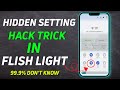mobile light #Hack 2024 |Android Phone Flashlight Setting datakh Torch Button trick