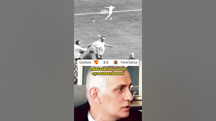 Ali Koç Yine Ortalığı Karıştırdı. Göztepe 2 - 2 Fenerbahçe