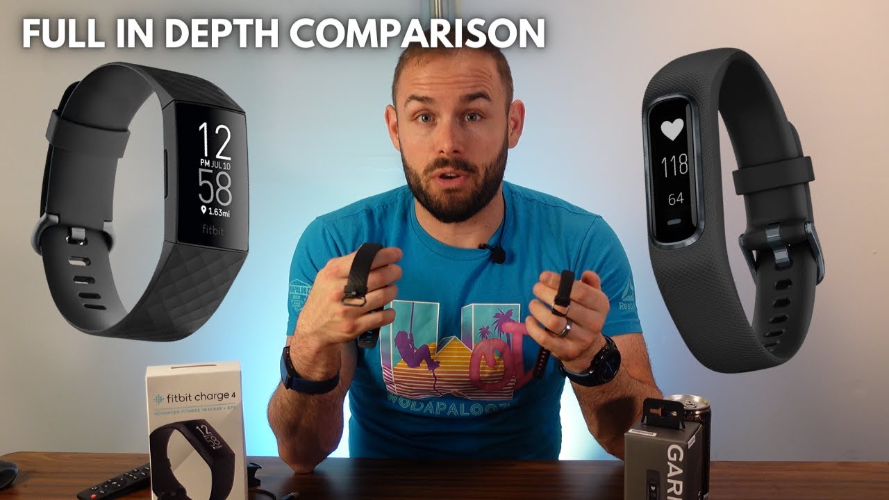 Fitbit Charge 4 vs Vivosmart 4 | Fitness Tech Review - YouTube