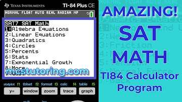 SAT Math Hack: My TI-84 Program Solves ~60% of Questions Instantly! #ti84programs #satmath