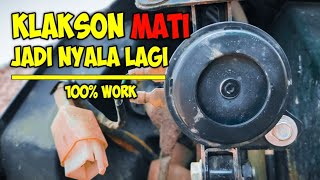 Cara Perbaiki Klakson Motor Mati - Tutorial Kang One