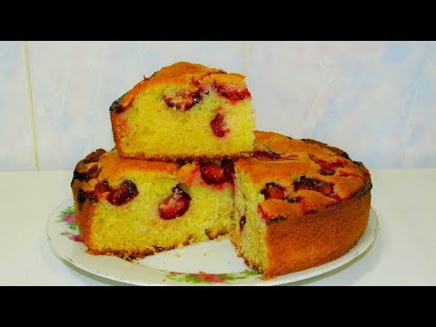 Восхитительный пирог со сливами! Он нежен и прост в приготовлении! / Pie with plums