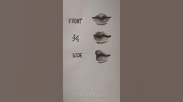 Pro Lips Tutorial: from any Angle!✨ #tutorial #lips #howtodraw #shortsviral #drawing #angles