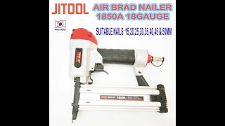 Jitool Pneumatic Brad Nailer 1850A