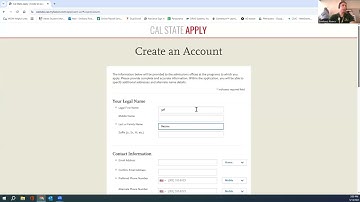 Creating a CSU Apply account