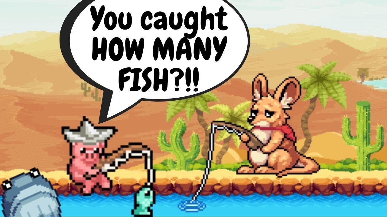 All MegaFish from Kangaroo Fishing Game (World 2) IdleOn YouTube