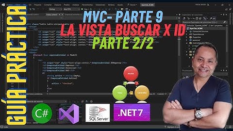 APRENDE a implementar una APLICACIÓN WEB con MVC, C# y Net 7 en MS Visual Studio 2022 - Parte 7 - 2