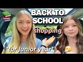 BACK TO SCHOOL shopping for my junior year of high school...