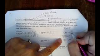 Calc Unit 1 NOTES E and F (Analytic Limits and Non-Existent Limits)