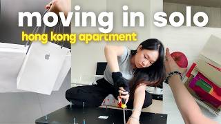 Moving Into My First Solo Apartment, Hong Kong | organisation, Chinese ritual, building furniture