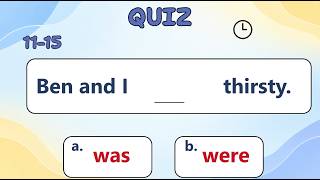 Was or Were | Test your English
