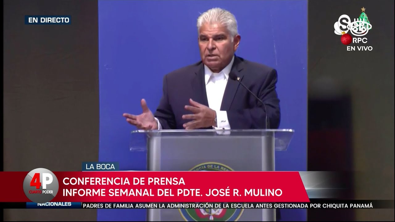 Conferencia del presidente de Panamá