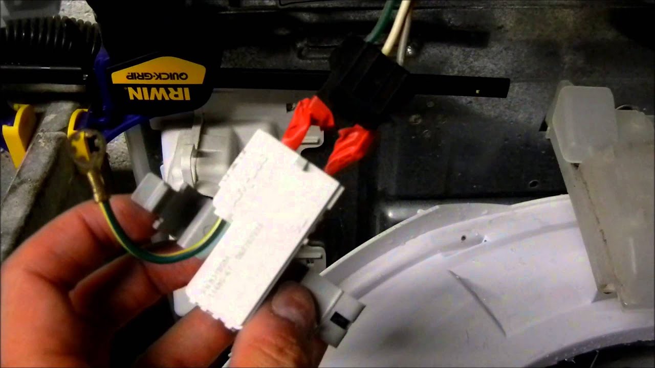 Whirlpool lid switch bypass - YouTube