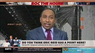 Espn first take 8/15/19 - blasts jay-z for nfl partnership: he's
'burying colin's career'