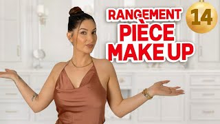 RANGEMENT DE LA PIECE MAKE UP 💄 VLOGMAS EP14