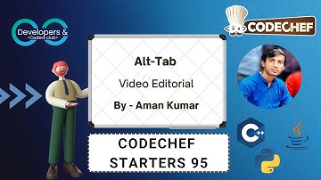 Alt-Tab | Starters 95 | CodeChef | DCC NIT-A