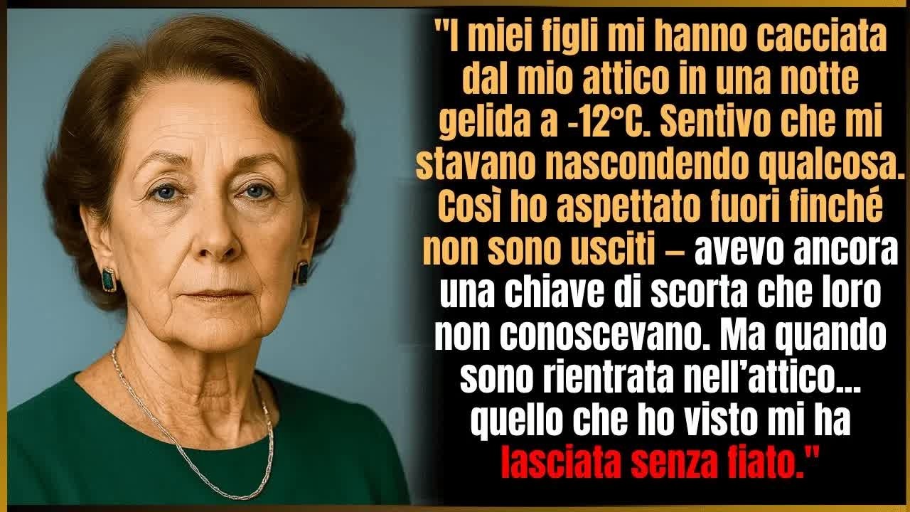 I miei figli mi hanno cacciata dal mio attico durante un freddo di meno 12 gradi, ma poi…