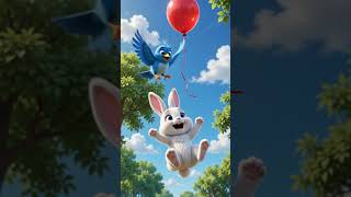 Cute Bunny & Friends Red Balloon Adventure 🐰🎈 | Fun Kids Cartoon | Bedtime Story for Children