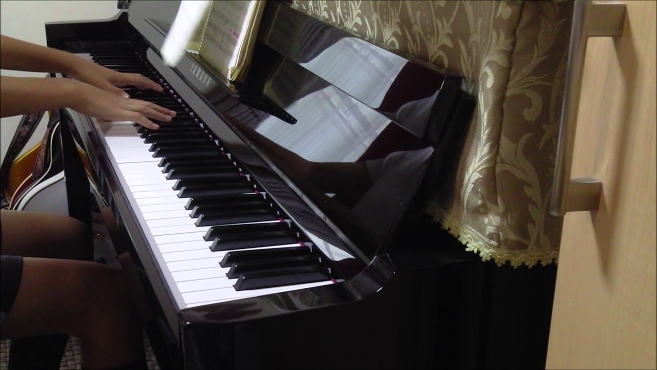 「手紙 ～拝啓 十五の君へ～」（合唱曲）ピアノ伴奏（中学校1年13歳） YouTube