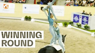 Germany's Squad Vaulting Performance Lights Up the Arena!🔥 I FEI Vaulting European Championship