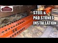 Loft / Attic Conversion 1/6 - Steel & Pad Stones Install - UC 203X203X46 RSJ | Vane Cottage #23