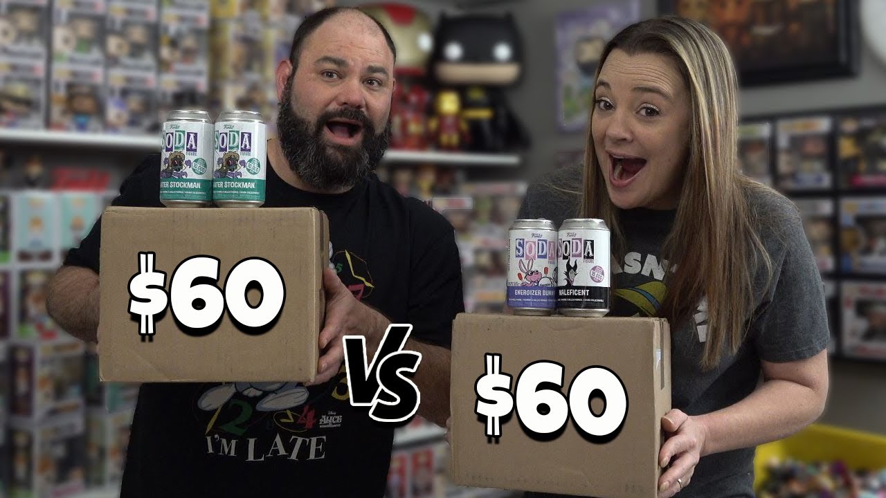 $120 Funko Pop Mystery Box Duel Spastic Pops! We Hit A STACK!