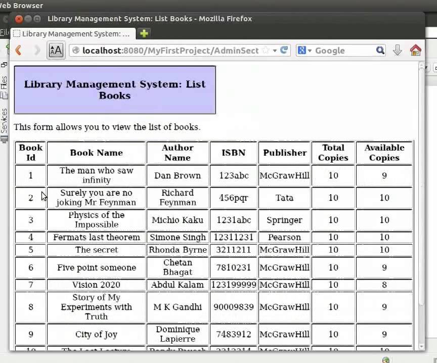 Overview of Library Management System - English - YouTube