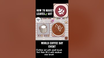 #20 Heartistry Pattern - Leaves | World Coffee Day Event | Good Coffee Great Coffee | Latte Art