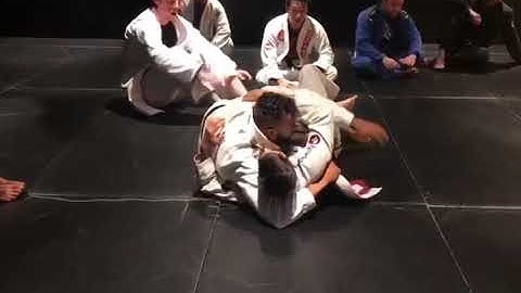 Half guard berimbolo taking the back