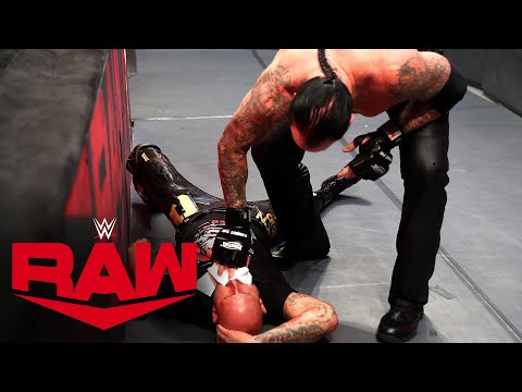 The Undertaker pummels The O.C. at WrestleMania signing: Raw, March 16, 2020