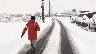 三重県北部でも雪の影響が大きく…　別の取材中だった大石アナ　現地で住民を直撃取材　三重・いなべ市 (21/12/27 16:33)